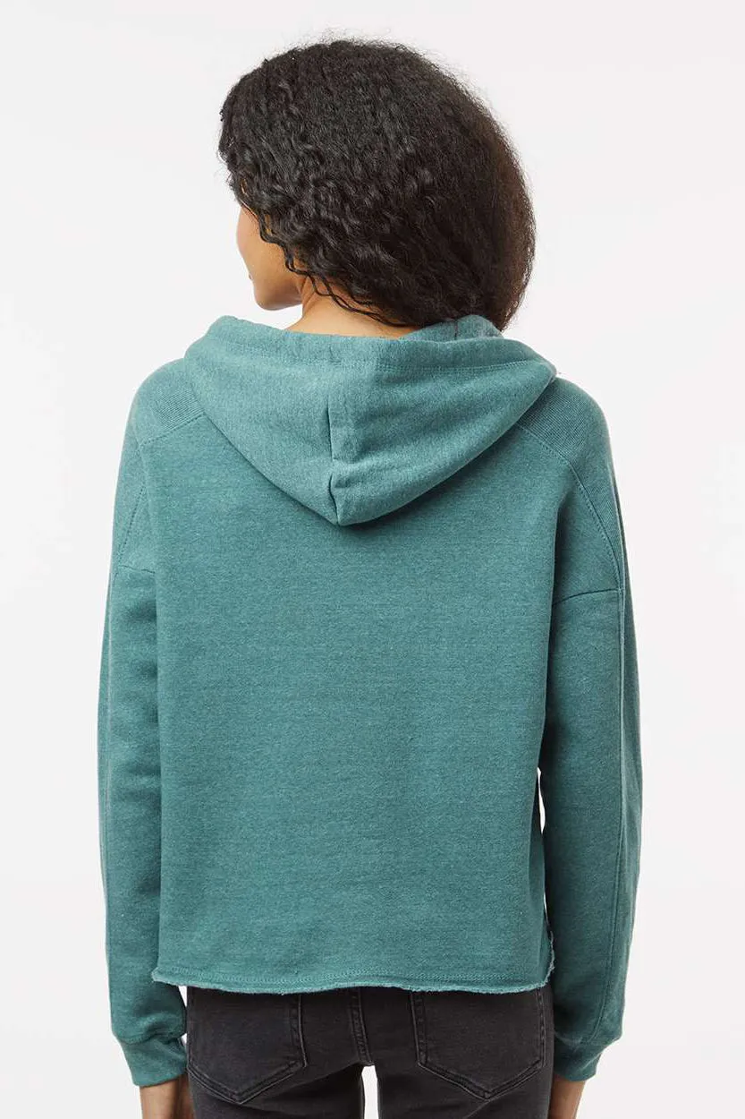 MV Sport Femmes Angel Fleece Crop Sweat à Capuche - Vêtement Vert Mallard MV-Sport