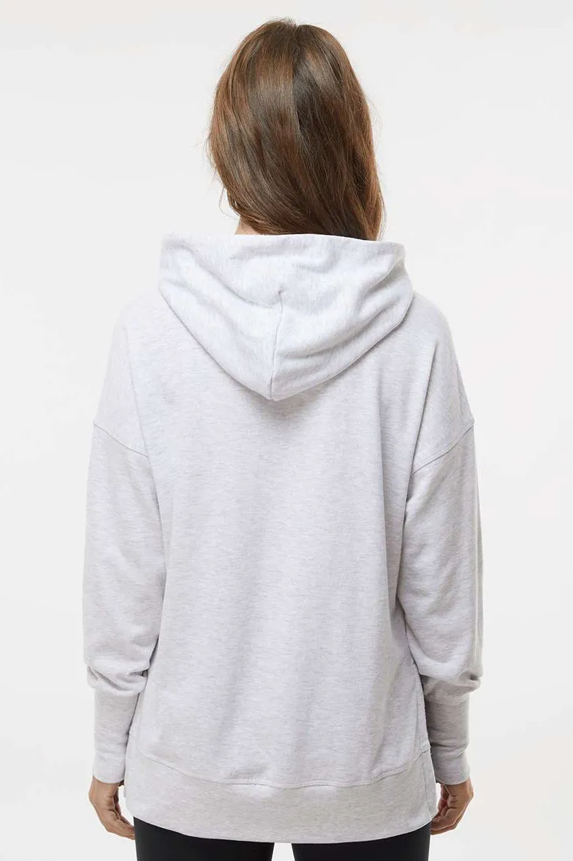 MV Sport Sweat à capuche en French Terry pour femmes - Vêtement gris cendre Mv-Sport