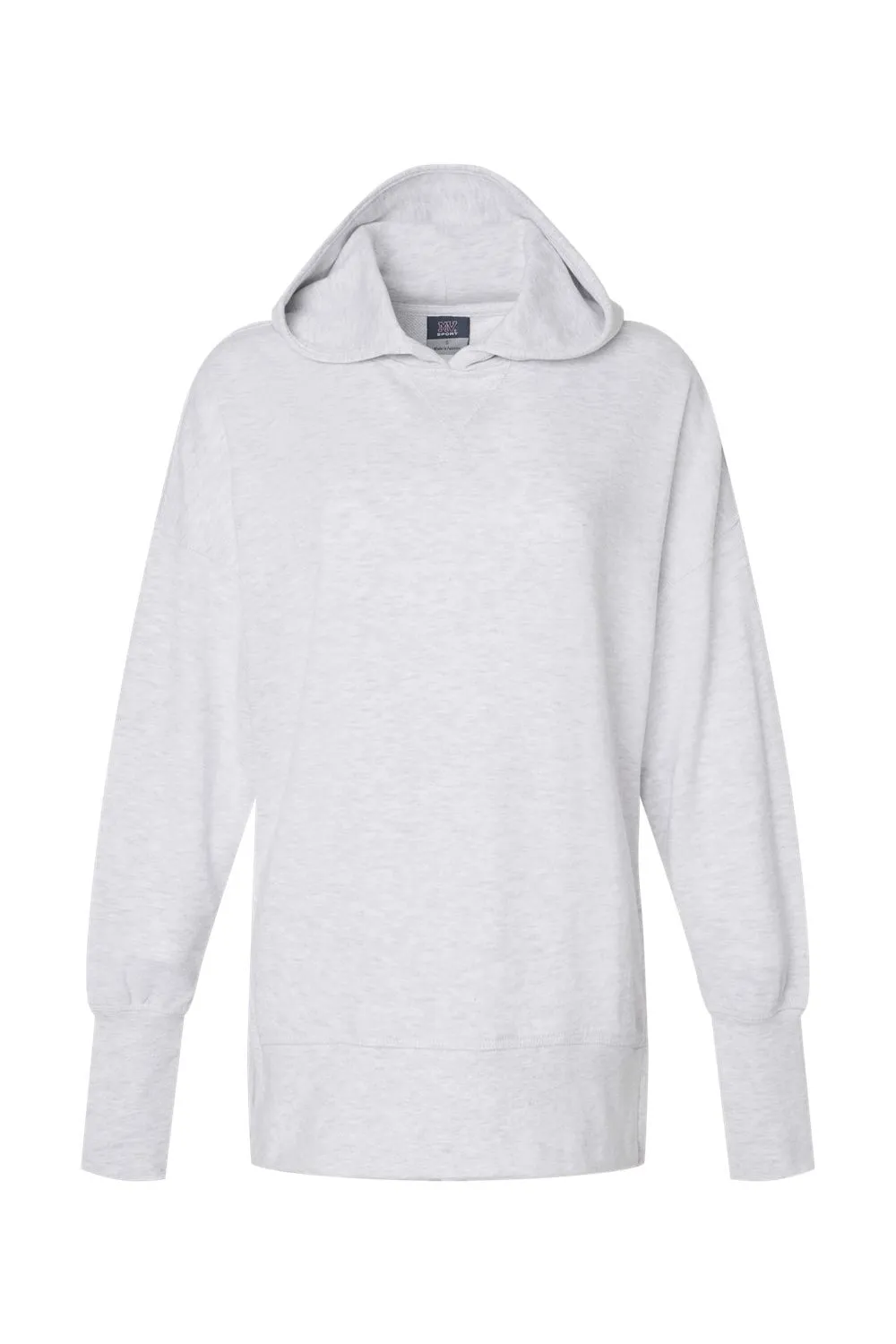 MV Sport Sweat à capuche en French Terry pour femmes - Vêtement gris cendre Mv-Sport