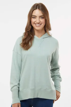 MV Sport Womens French Terry Hooded Sweatshirt Hoodie - Greenstone Clothing Mv-Sport
