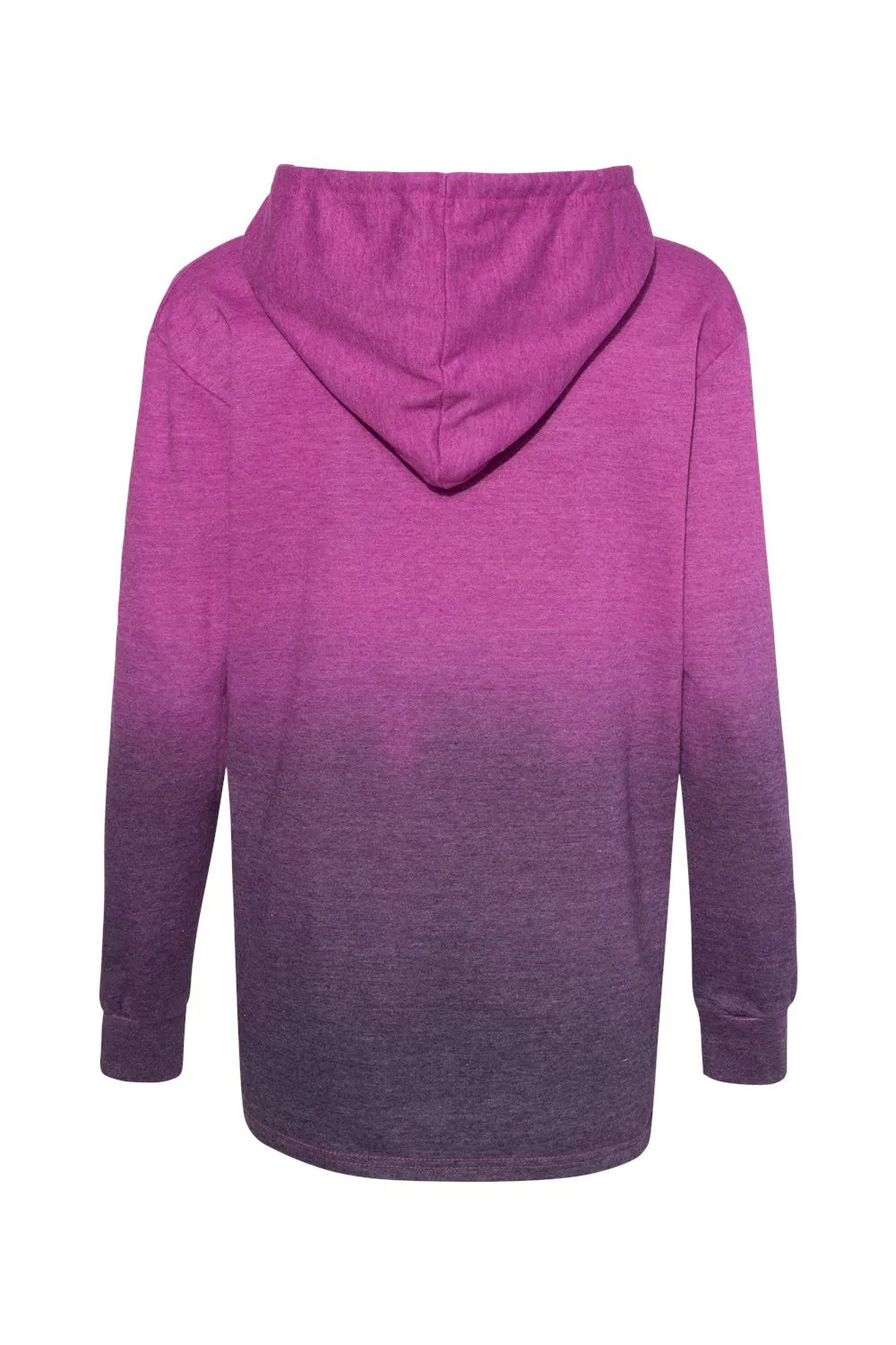 MV Sport Sweat à capuche en French Terry dégradé pour femme - Rose Fruit du Dragon/Bleu marine Vêtements Mv-Sport