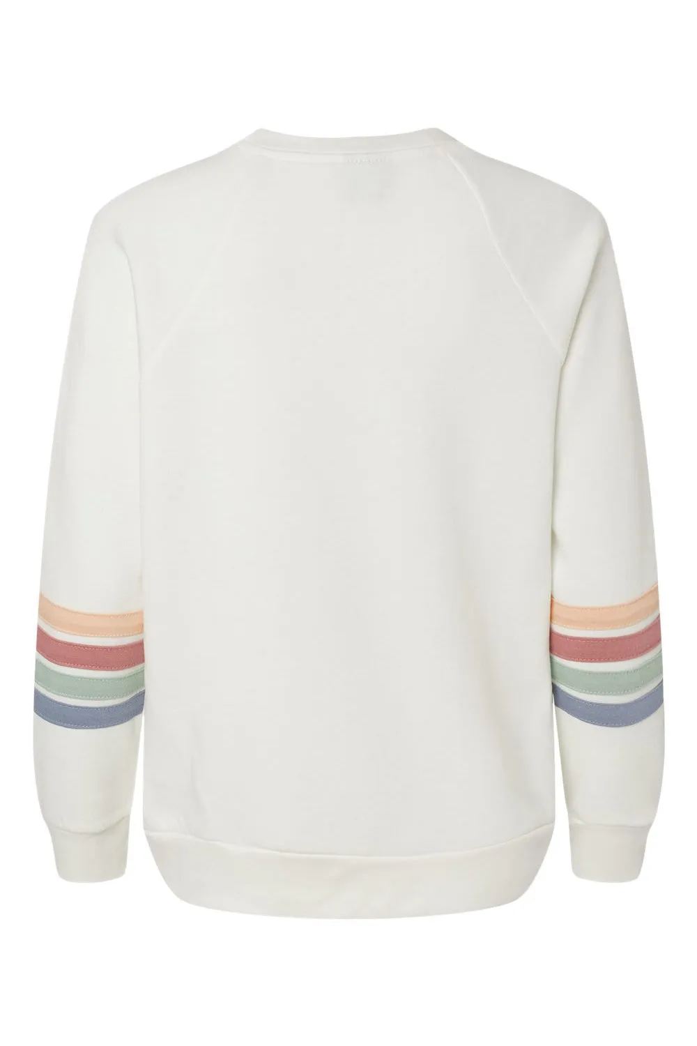 MV Sport Sweat-shirt à manches rayées pour femmes - Vêtement ivoire Mv-Sport