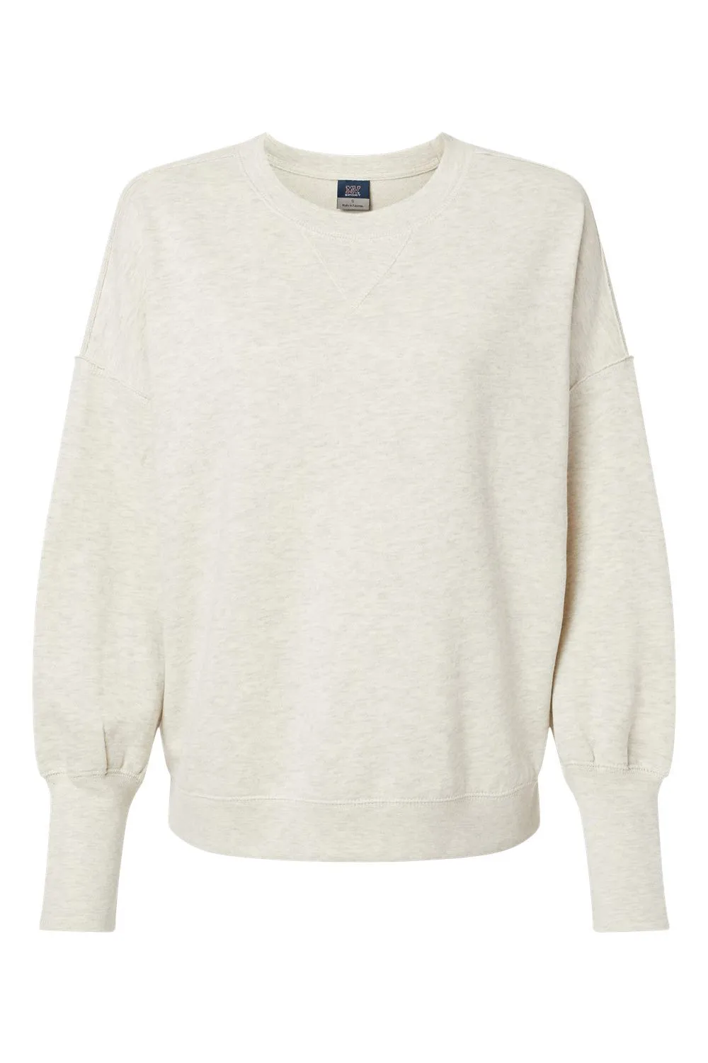MV Sport Sweat-shirt à capuche en polaire suédée pour femmes - Vêtement couleur flocons d'avoine Mv-Sport
