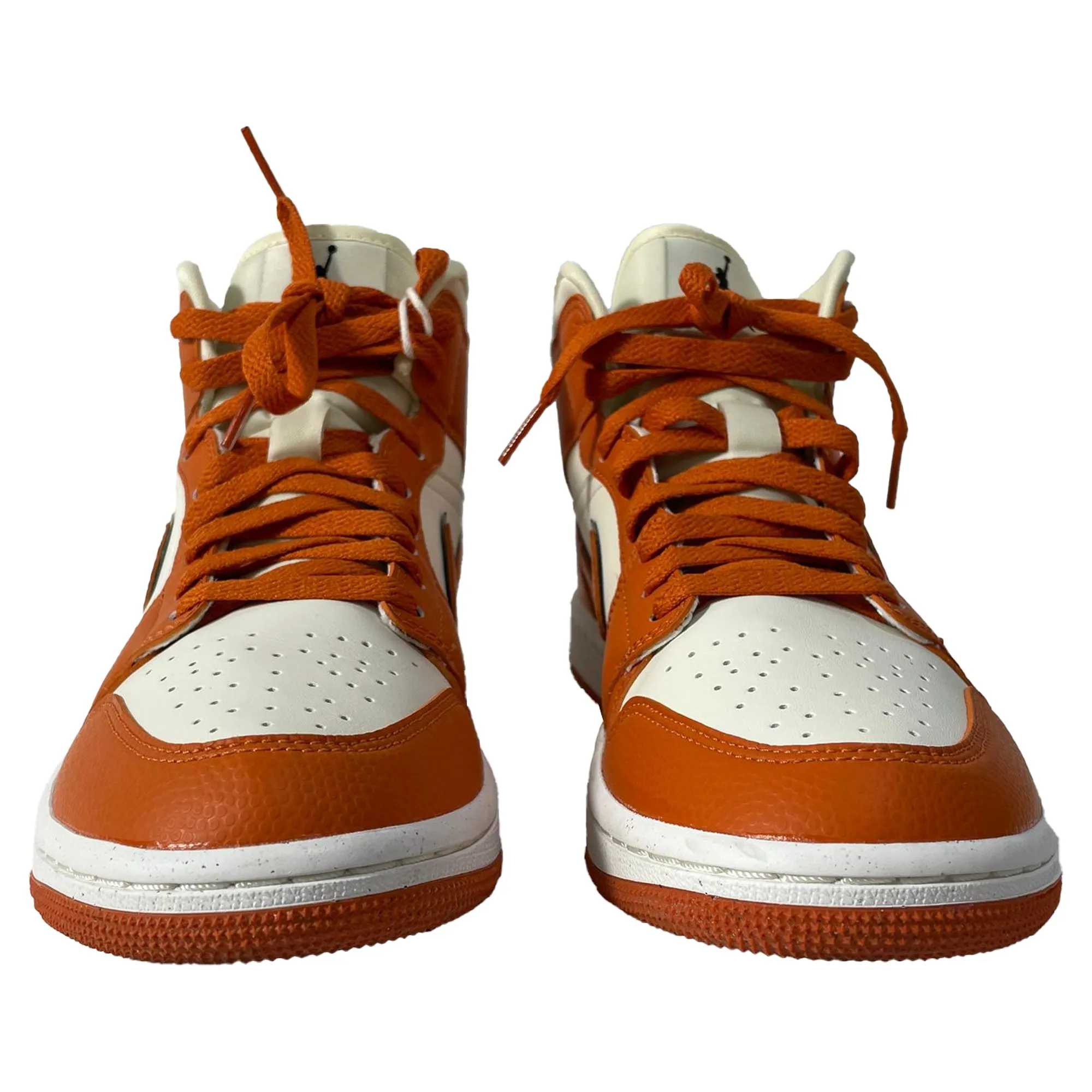 Chaussures Nike Jordan 1 Mid SE Sport Spice en cuir orange