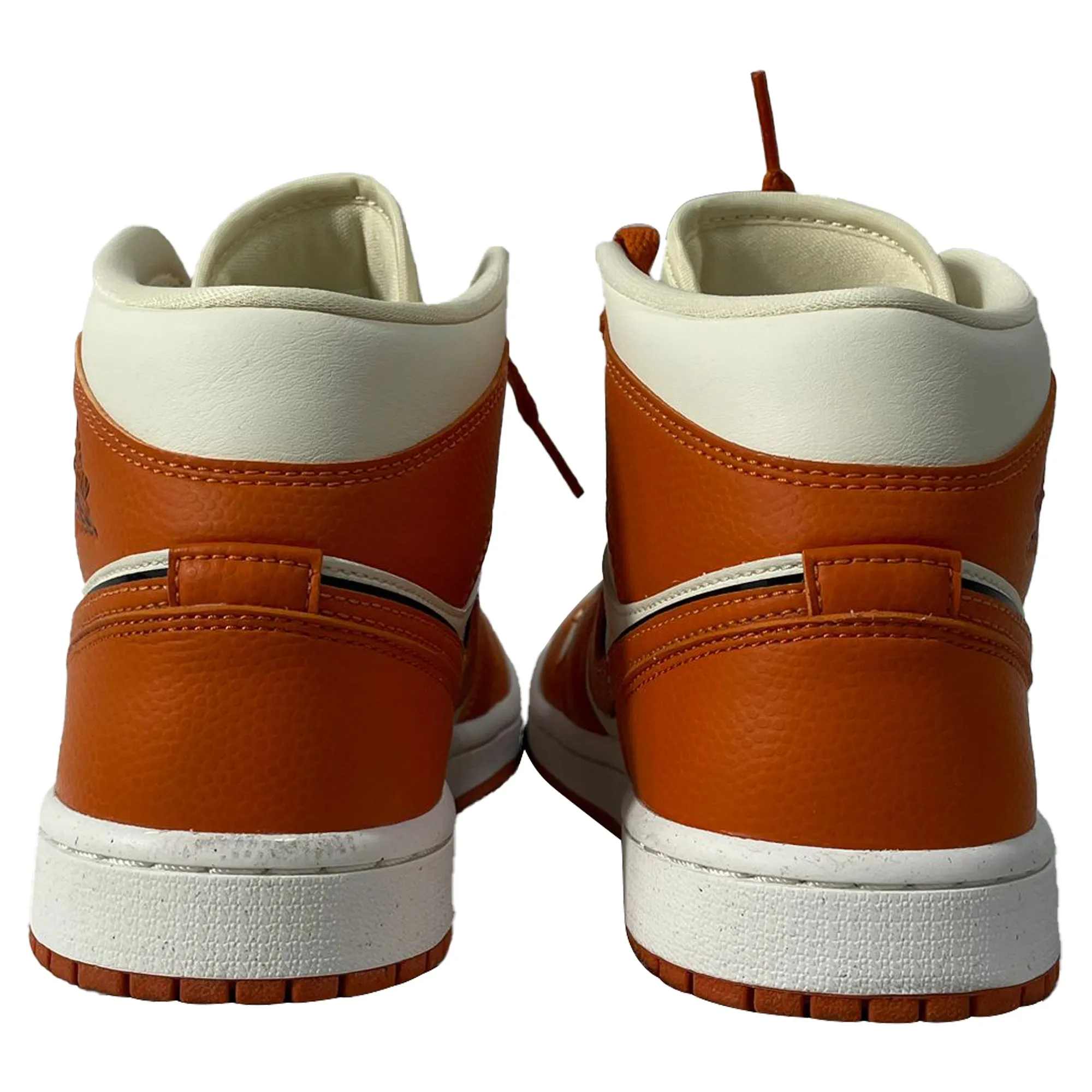 Chaussures Nike Jordan 1 Mid SE Sport Spice en cuir orange