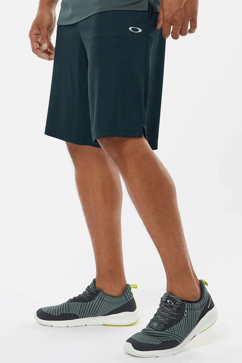 Oakley Shorts de Sport Homme Team Issue Hydrolix avec Poches - Noir Intense - Liquidation