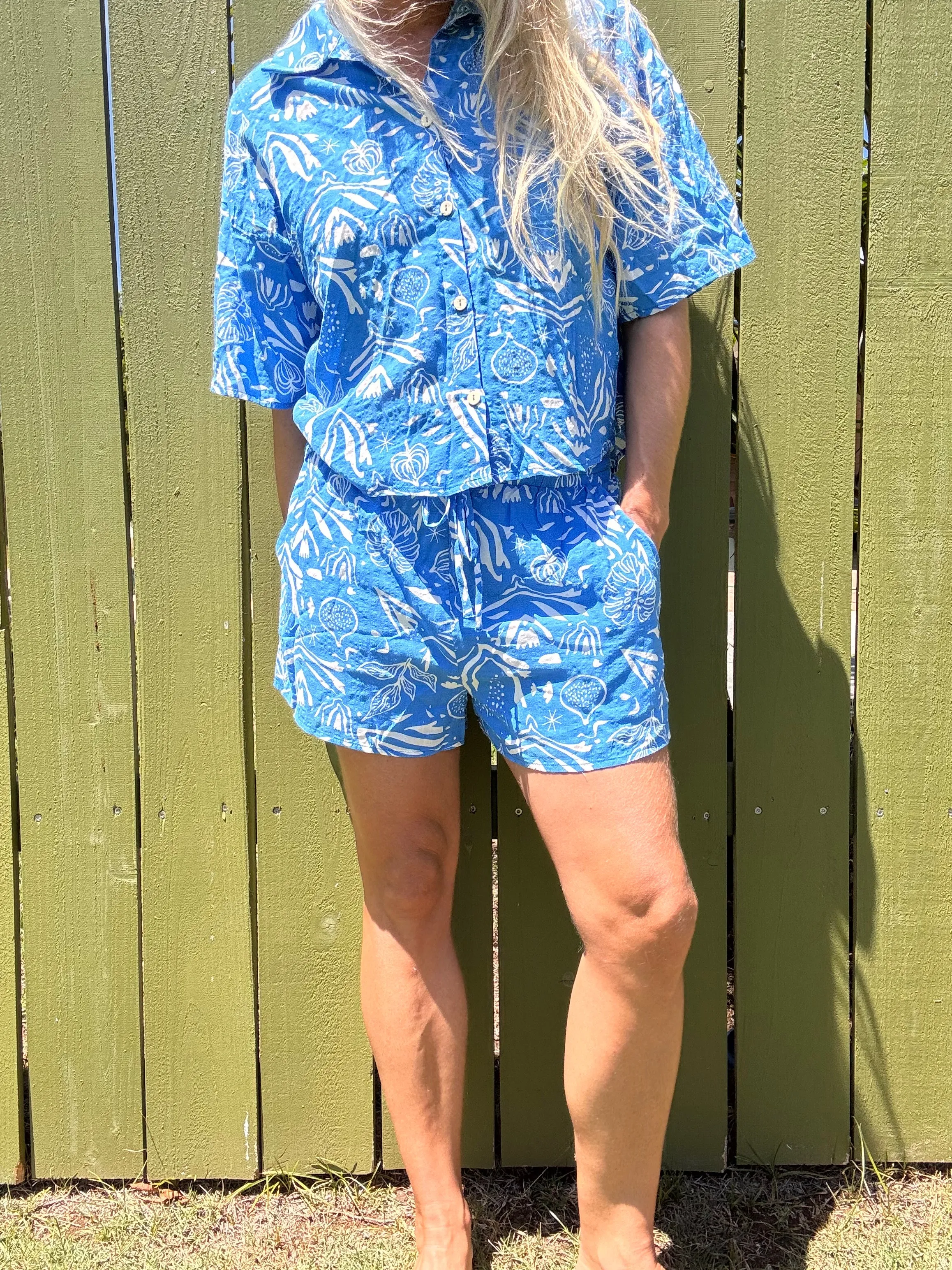 Short Bleu Océan