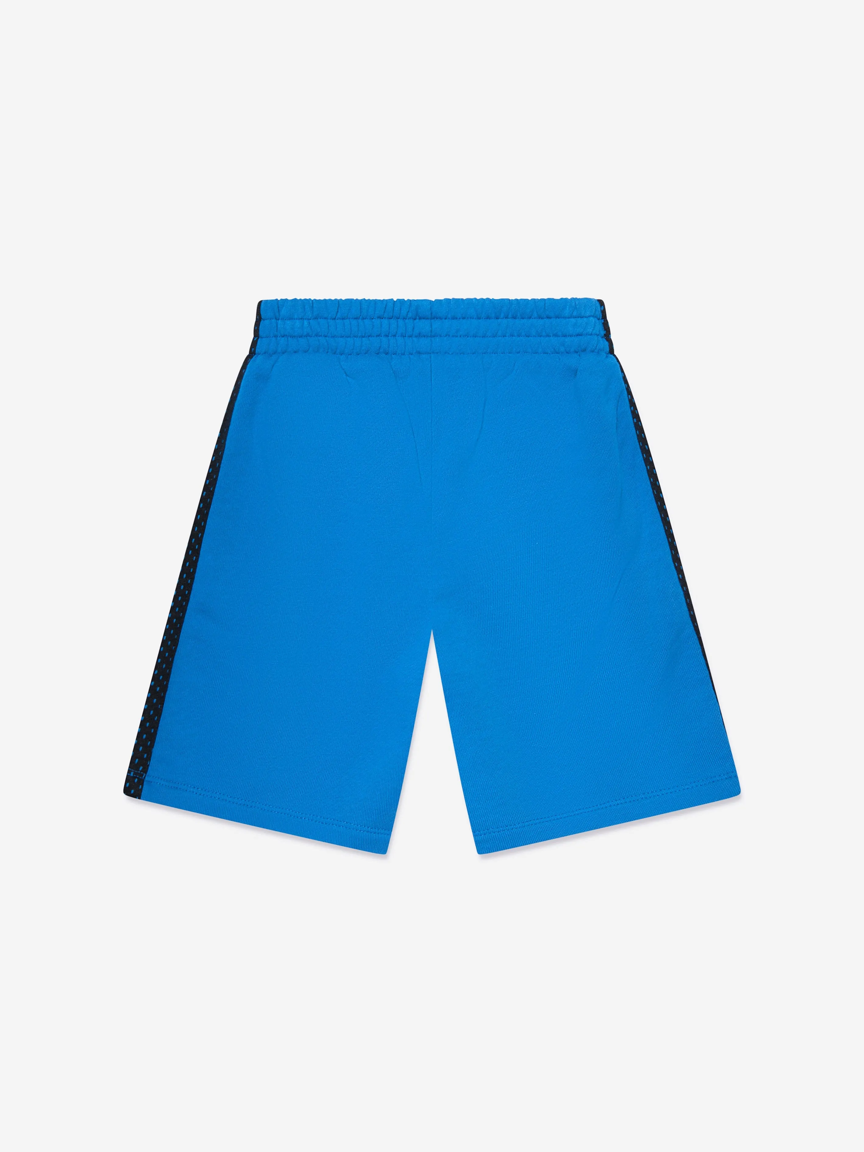 Short en maille avec logo de baseball Off-White Boys en bleu