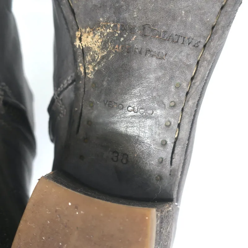 Bottes chelsea Officine Creative en cuir gris taille 38