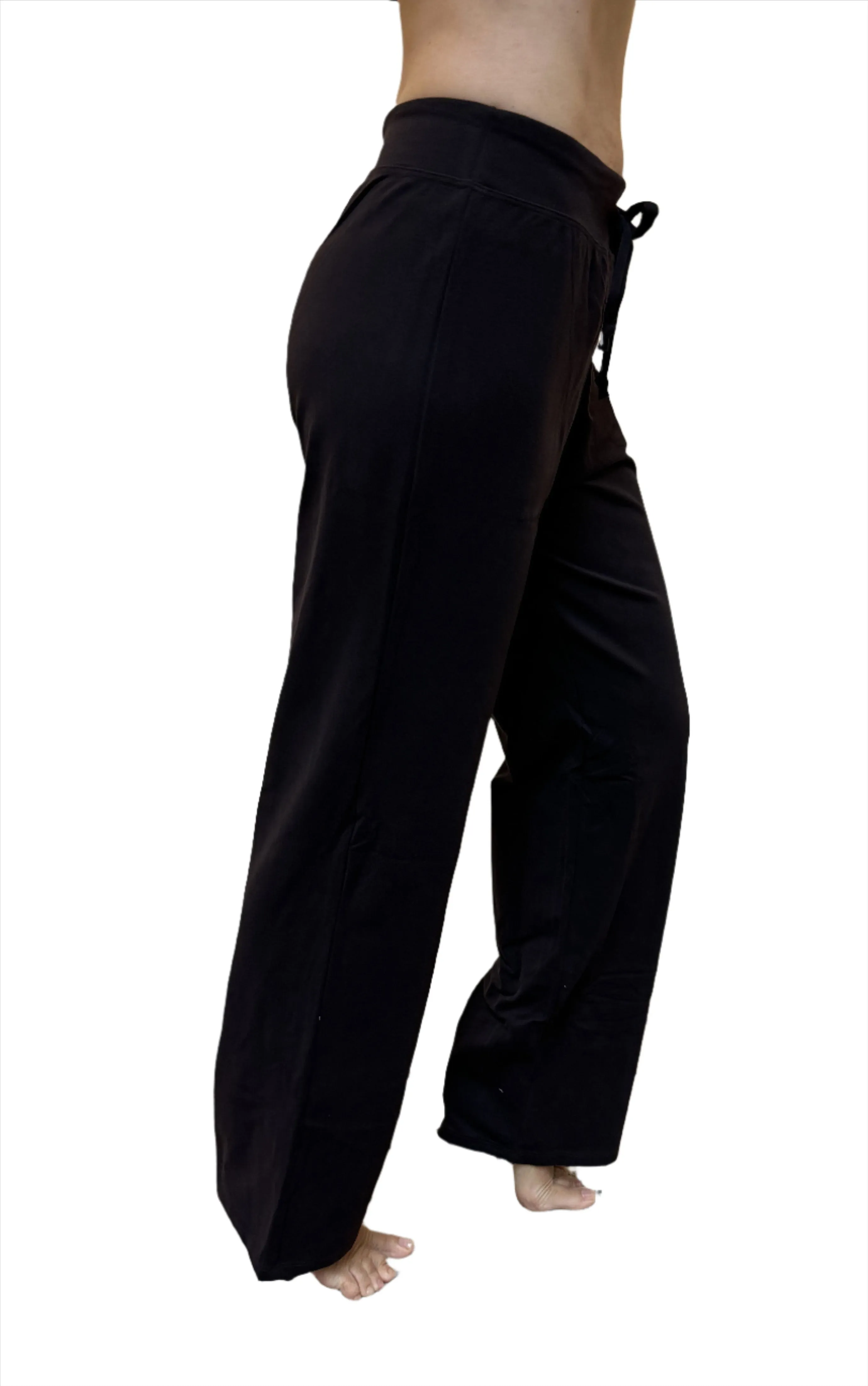 Pantalon ample à cordon coulissant en supplex brossé One Step Ahead 248