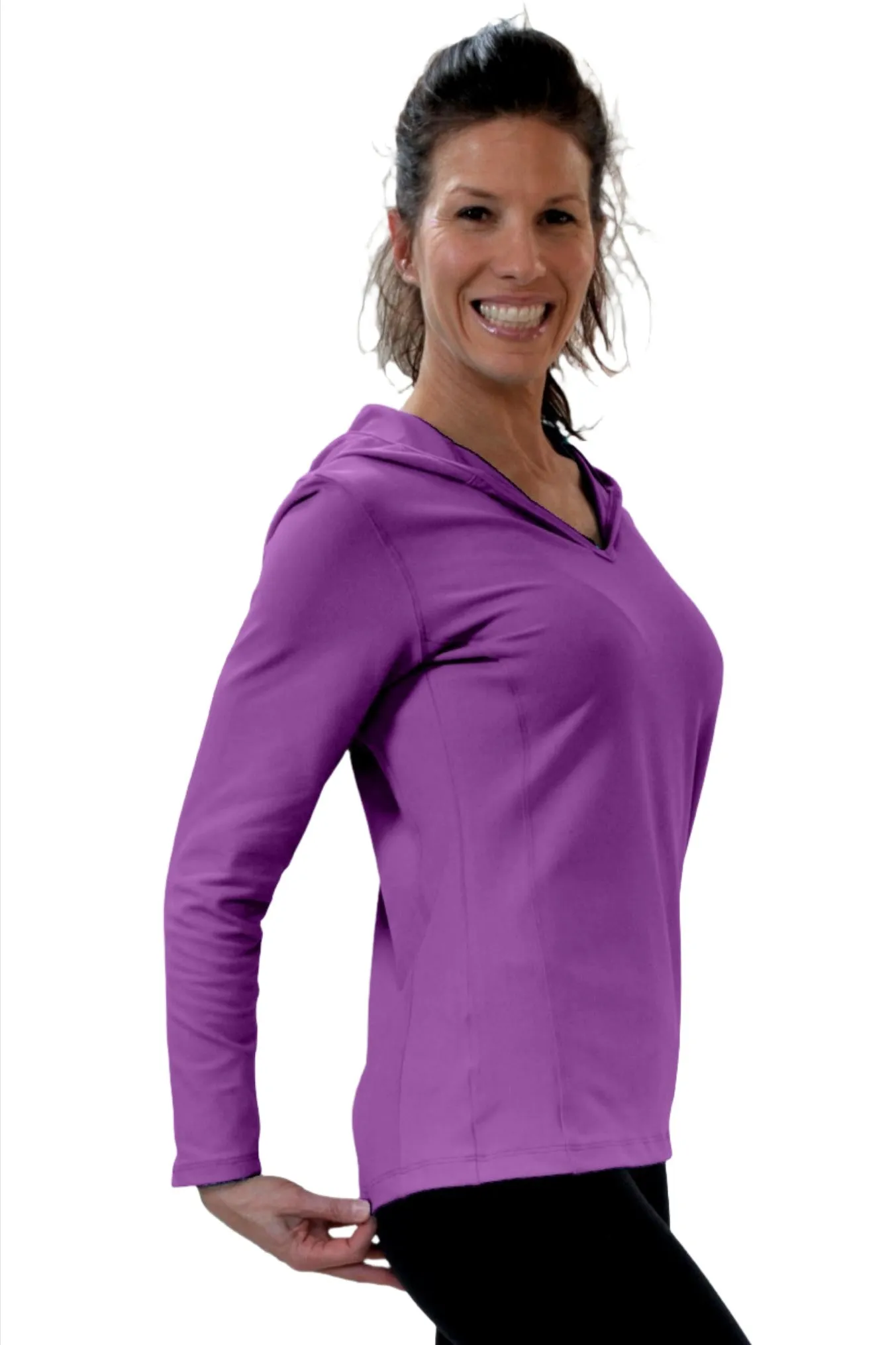 One Step Ahead Sweat à capuche Simple en Supplex brossé 20150