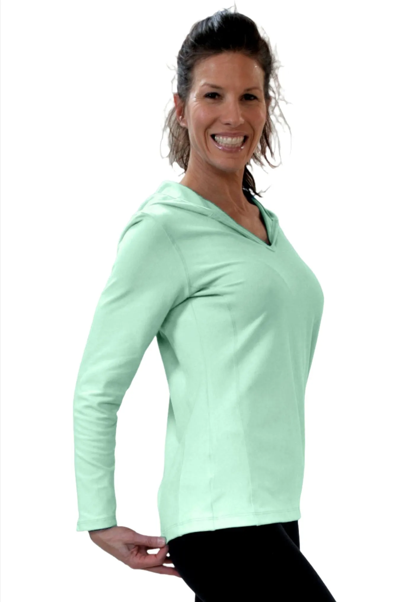 One Step Ahead Sweat à capuche Simple en Supplex brossé 20150