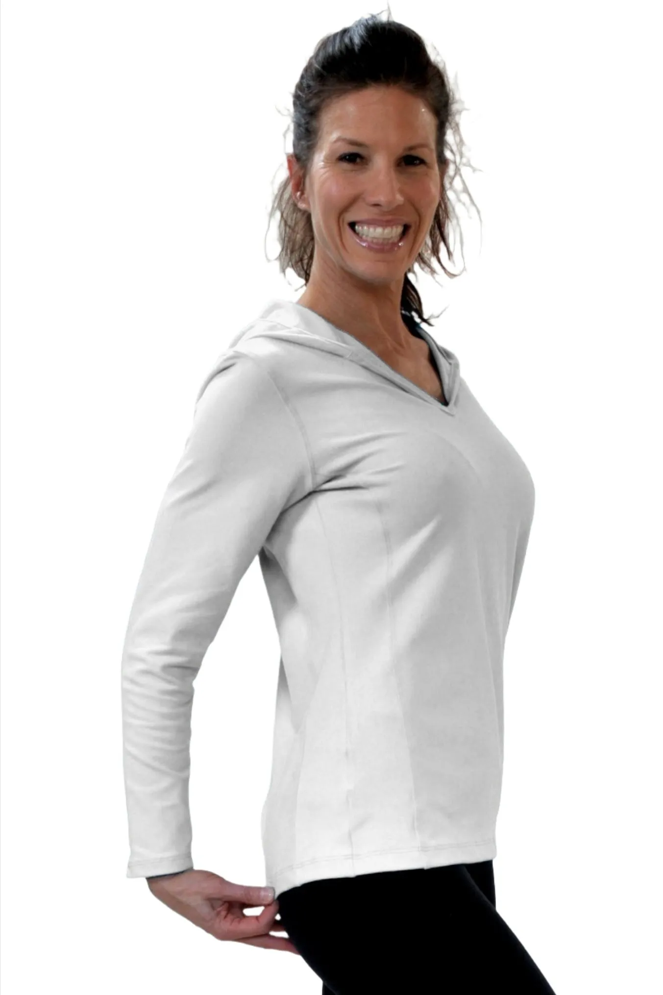 One Step Ahead Sweat à capuche Simple en Supplex brossé 20150