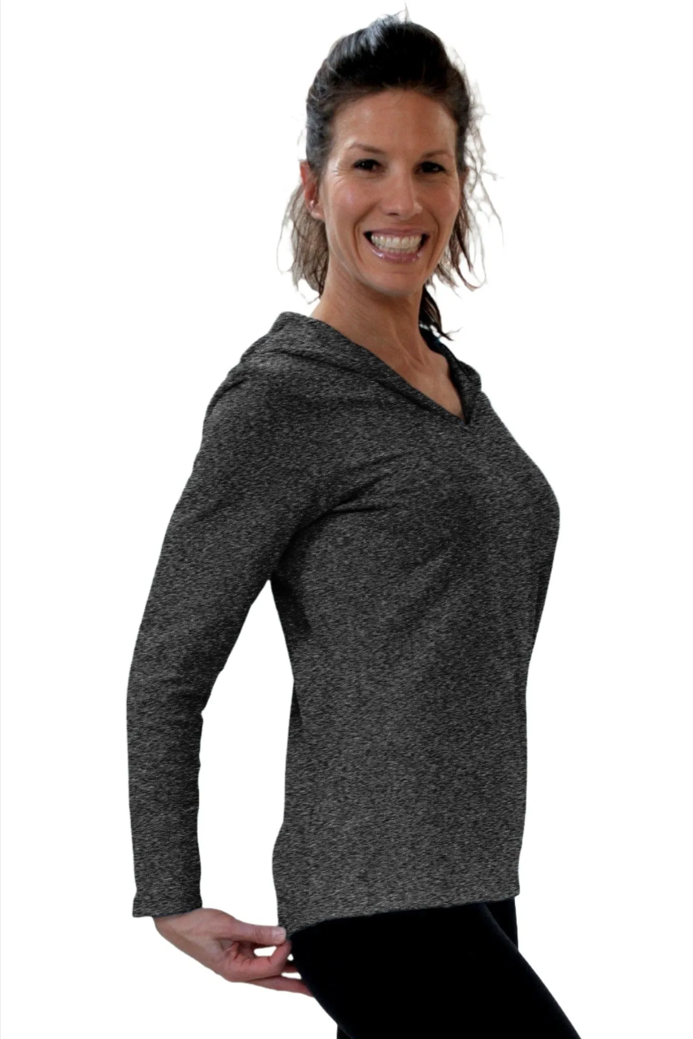 One Step Ahead Sweat à capuche Simple en Supplex brossé 20150