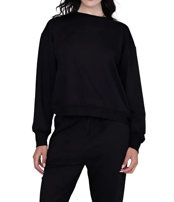 Sweat-shirt confortable à col rond Onzie Flow 3847