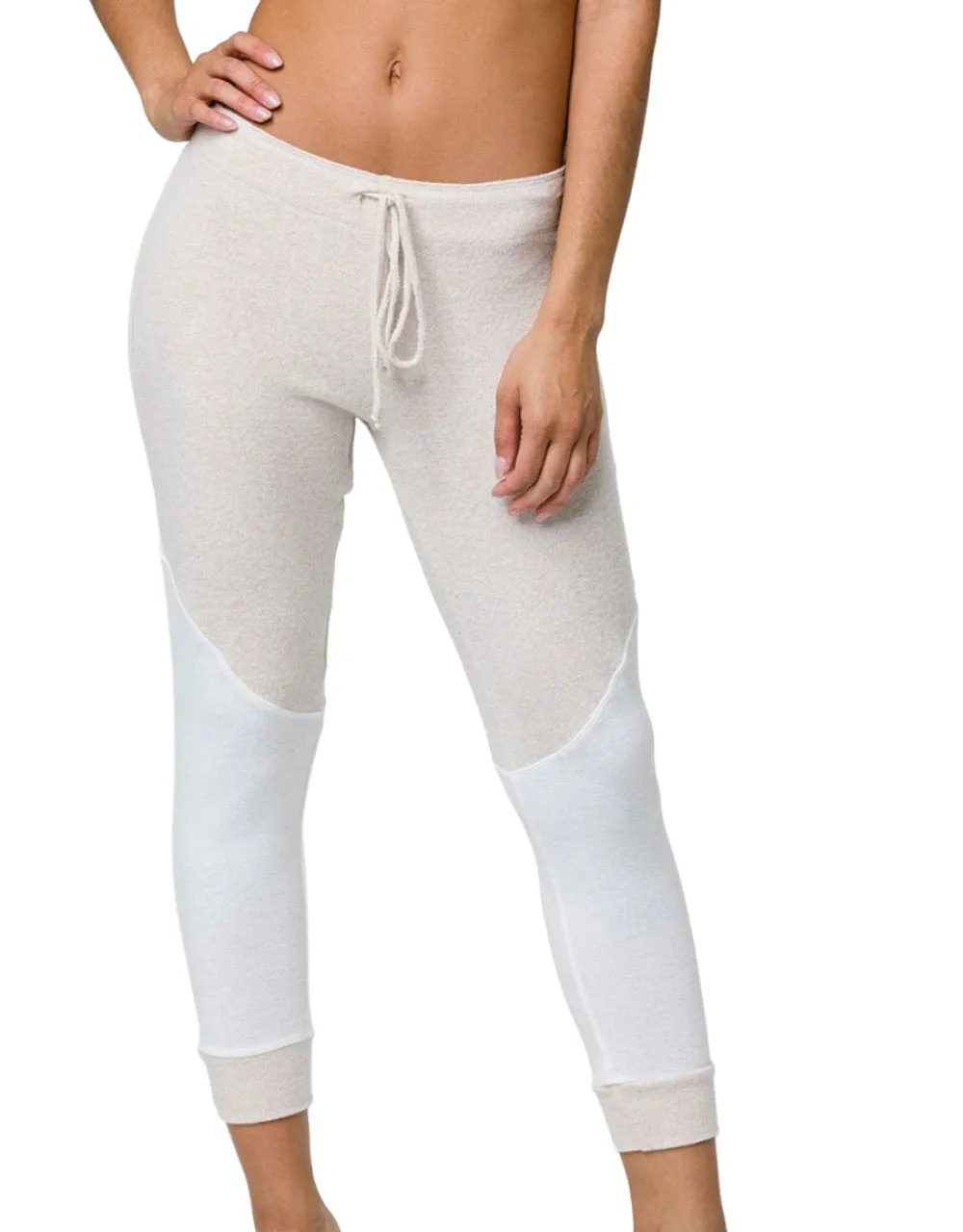 Onzie Hacci Varsity Jogger 2228 Avoine/Blanc