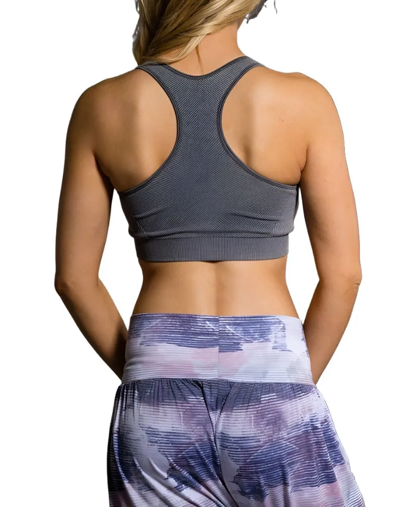 Onzie Soutien-gorge Sans Couture Stone Wash 3071 Gris Ardoise