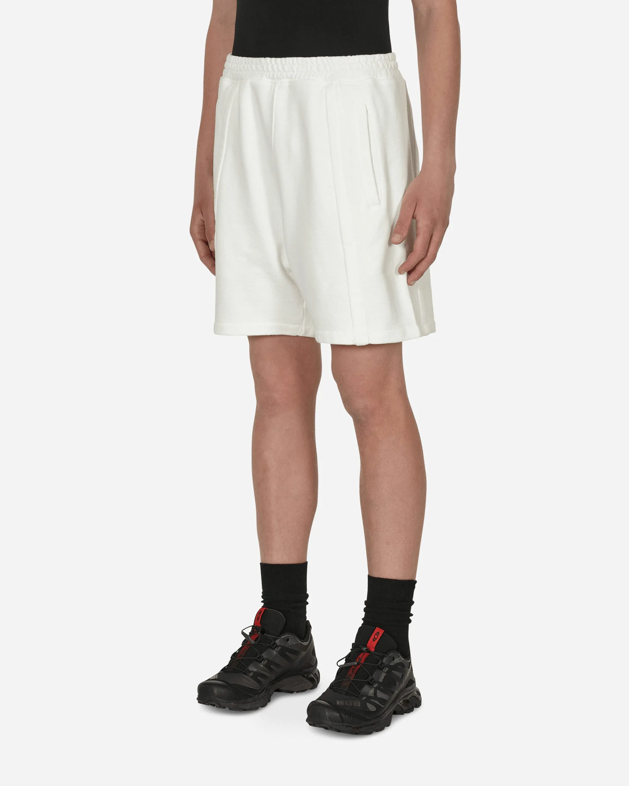 Short Boxy à Panneau Blanc