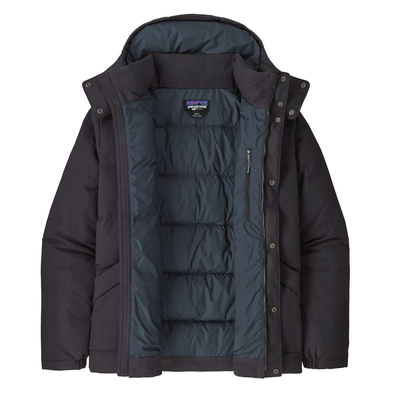 Veste Patagonia Downdrift Bleu Fumée / Rouge Bruni