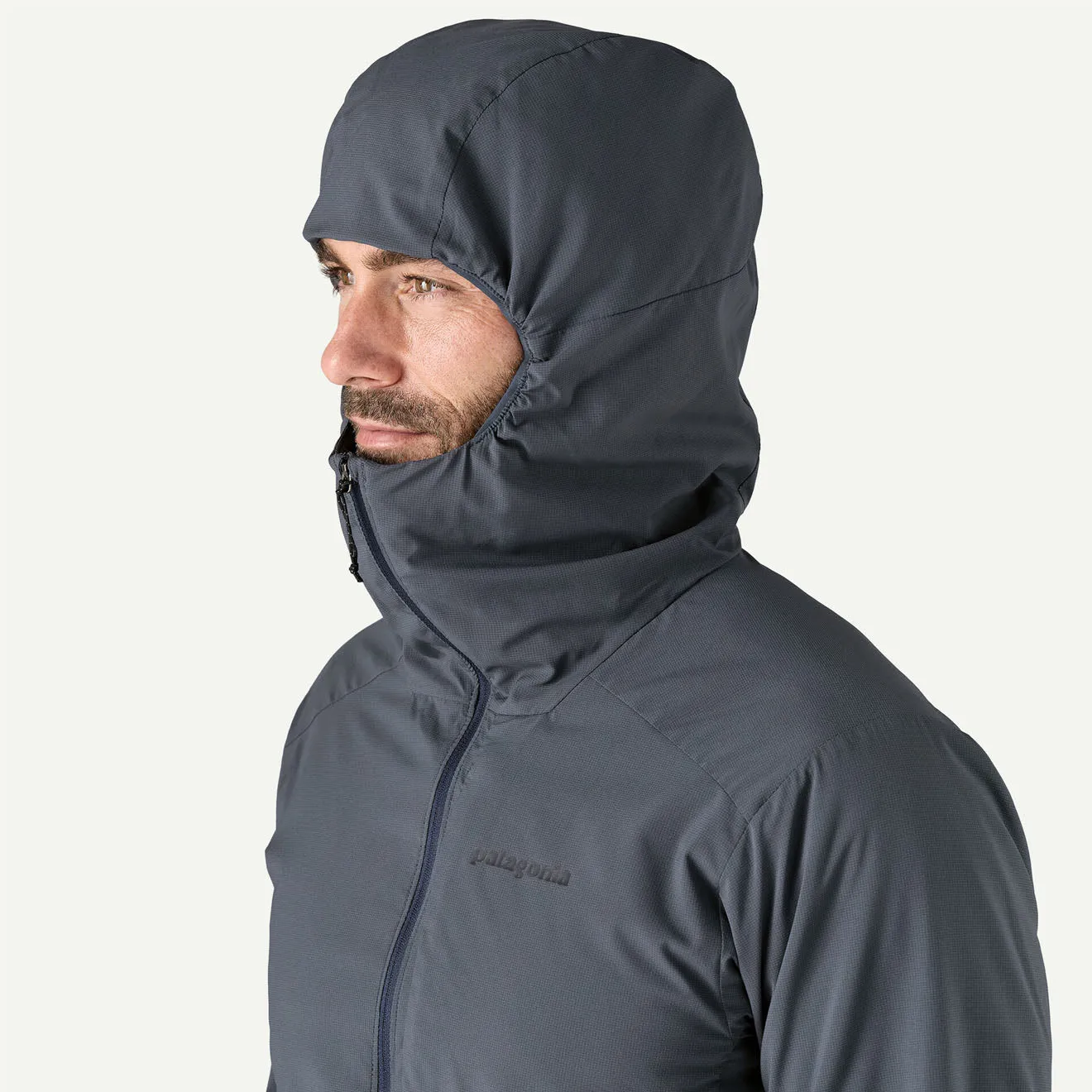 Patagonia Nano-Air Ultralight Veste à capuche zip complète Bleu fumée