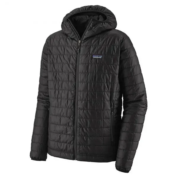 Veste Patagonia Nano Puff à capuche noir