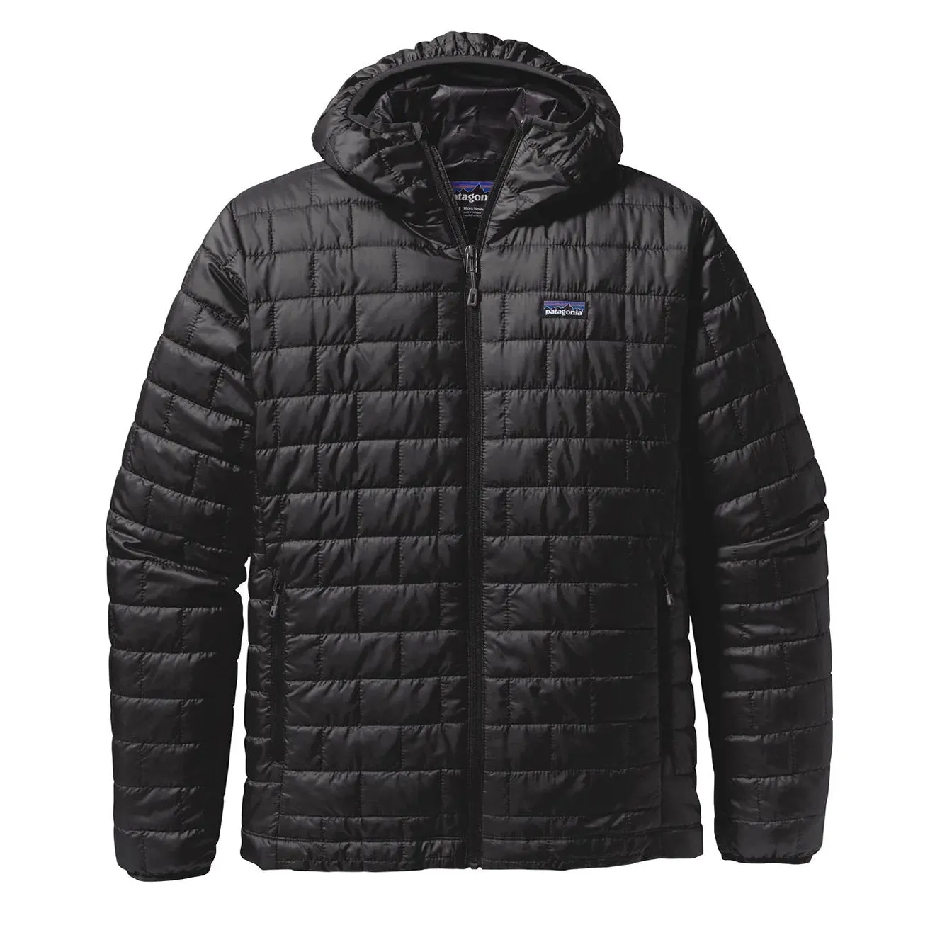 Veste Patagonia Nano Puff à capuche noir