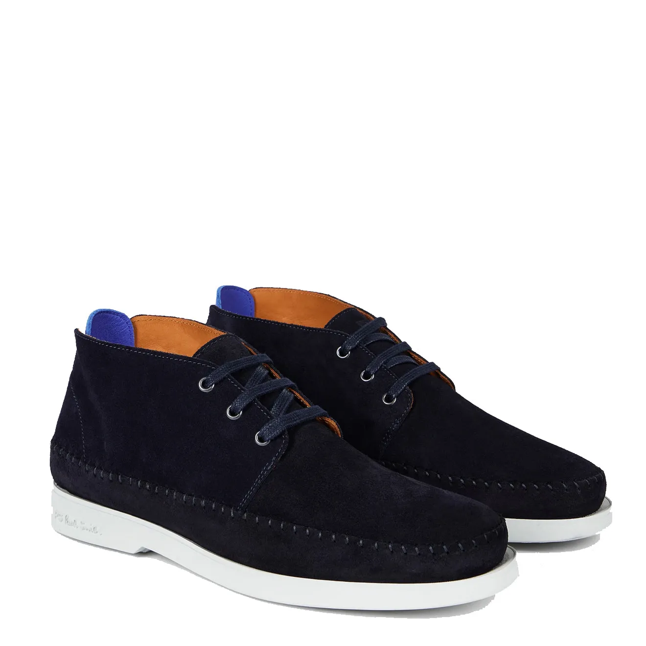 Chaussure en daim Paul Smith Grue Bleu marine