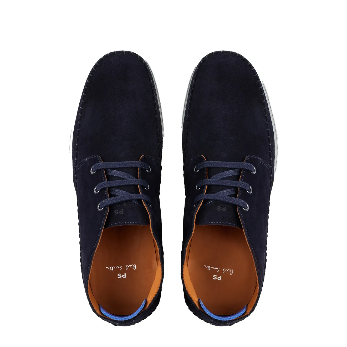 Chaussure en daim Paul Smith Grue Bleu marine