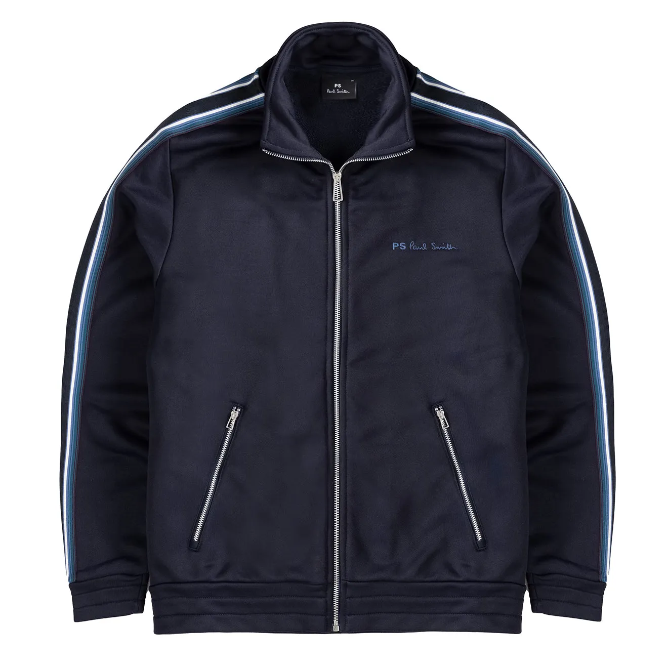 Paul Smith Sweat à col entonnoir avec fermeture éclair Bleu marine très foncé