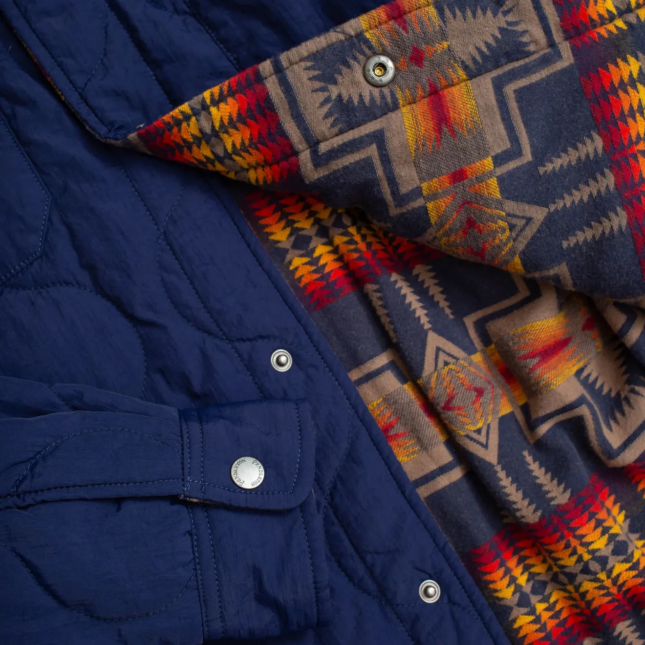 Pendleton Veste matelassée réversible Harding Marine