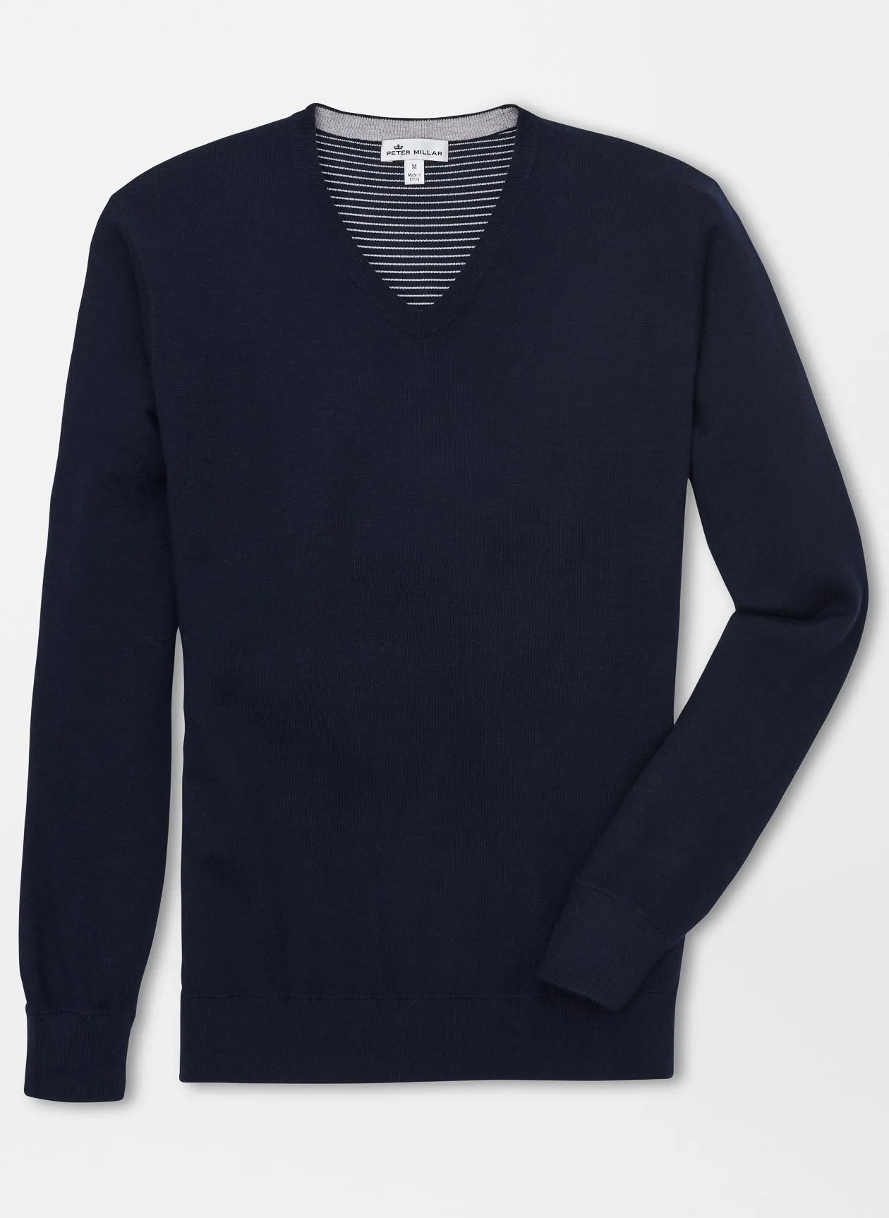 Peter Millar | Pull en cachemire confortable à col V Crown