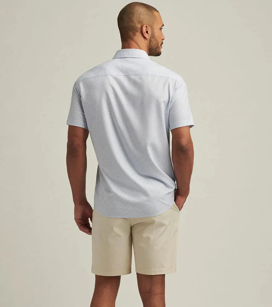 Peter Millar Chemise de sport en poplin performant Champers pour homme - Blanc Vêtements Peter Millar