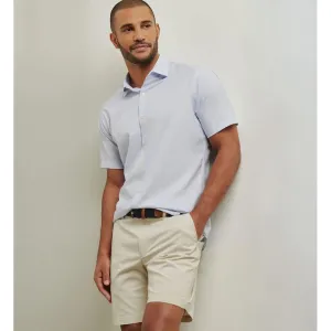 Peter Millar Men's Champers Performance Poplin Sport Shirt - White Peter Millar Clothing