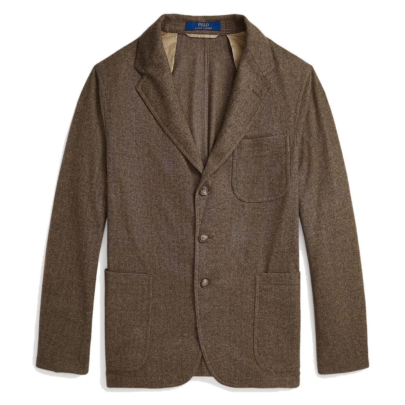 Veste Polo Ralph Lauren Modèle Herringbone Marron/Beige