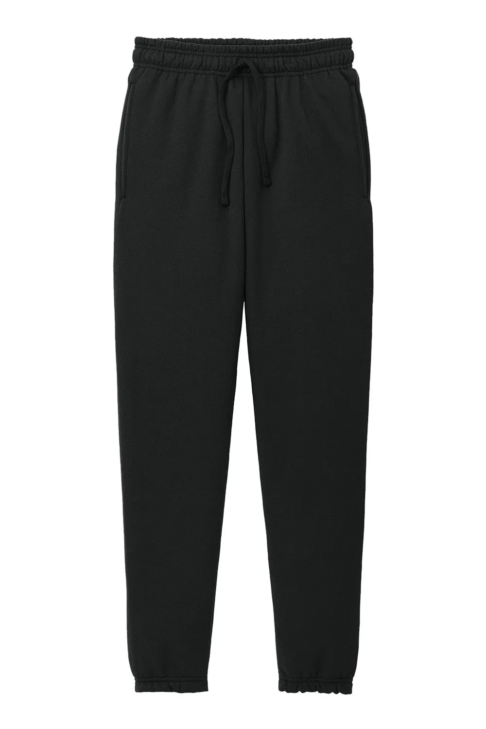 Pantalon de survêtement en polaire pour hommes Port & Company avec poches - Noir intense