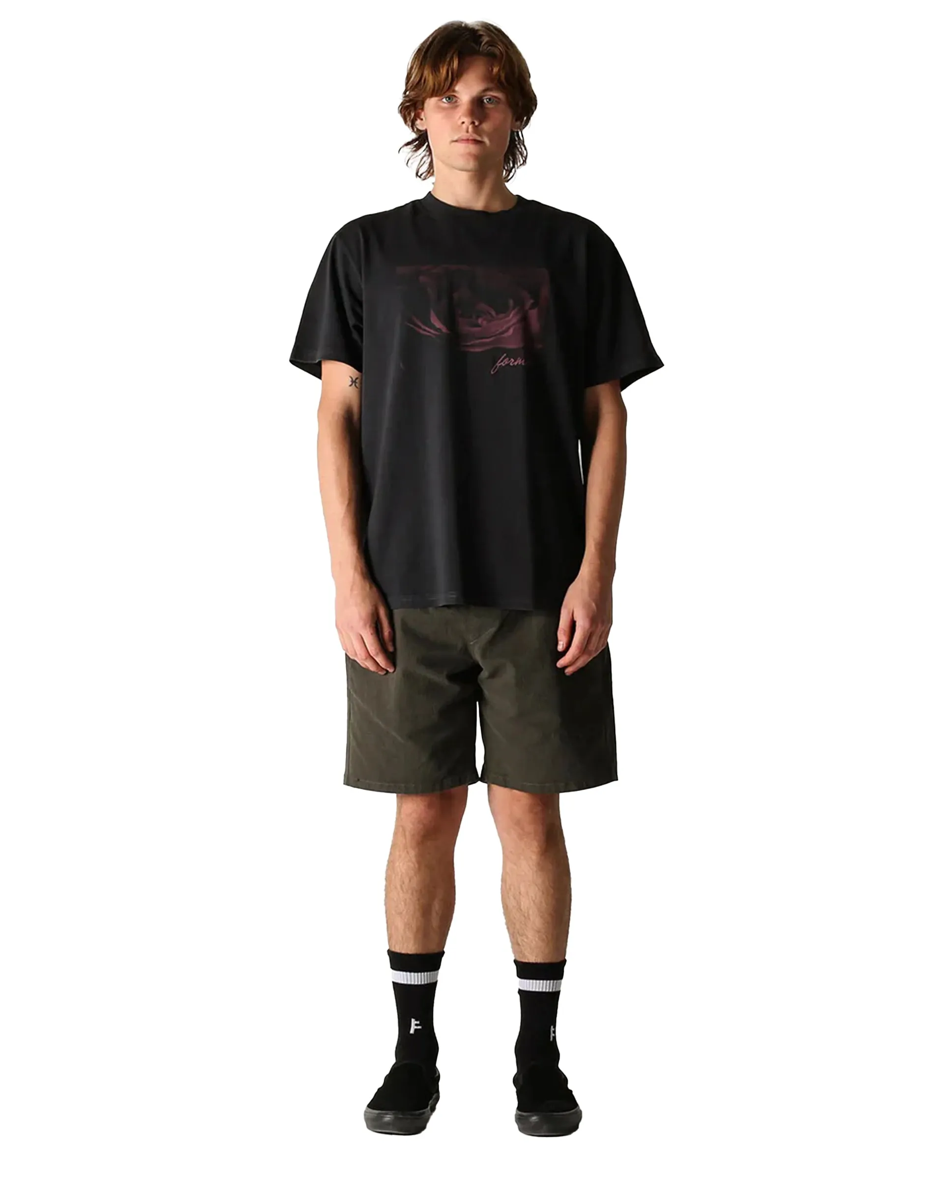 Prayer Herringbone Shorts de marche - Lavé surplus