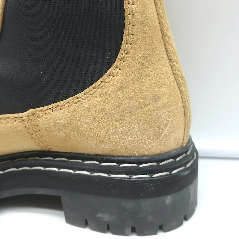 Bottes Chelsea Proenza Schouler en daim beige Taille 38.5 Semelle épaisse Bottes cheville