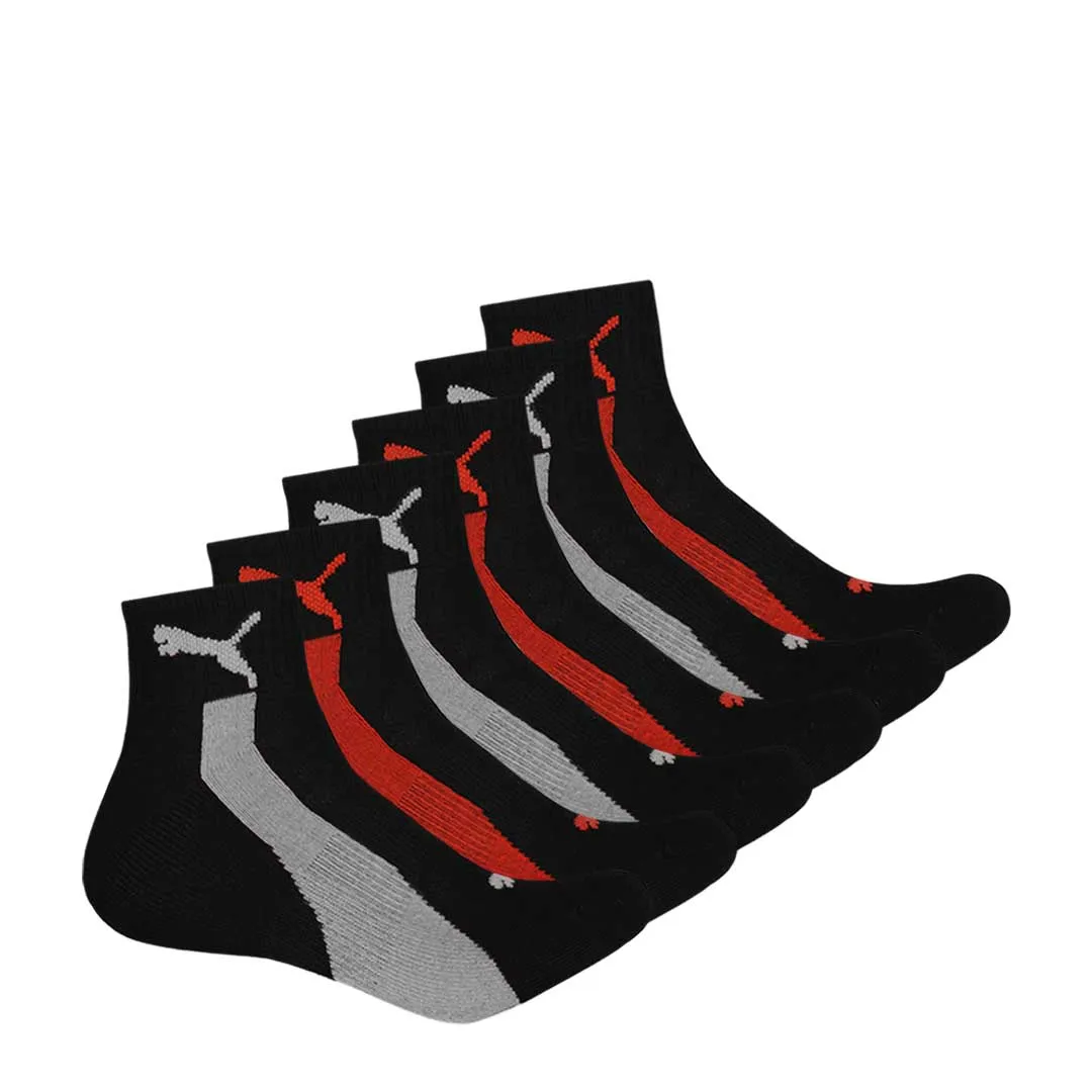 Puma - Lot de 6 paires de chaussettes 1/4 crew (P600687 013)