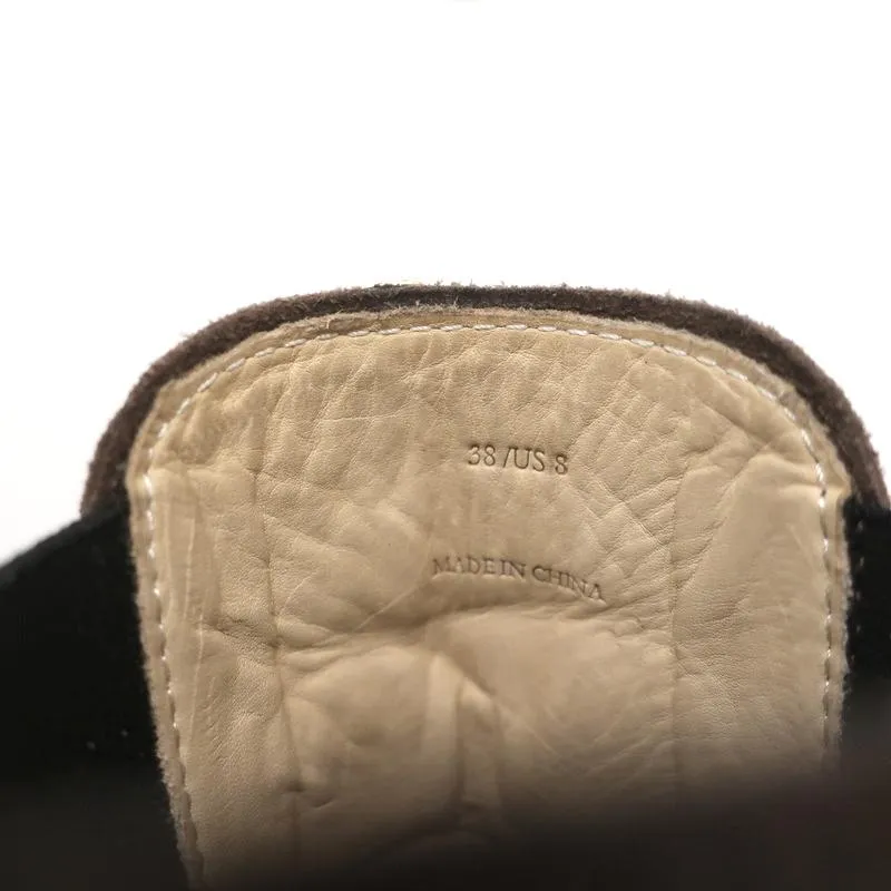 Bottes Chelsea Rag & Bone Durham en daim marron taille 38 à talon moyen