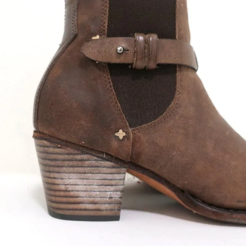 Bottes Chelsea Rag & Bone Durham en daim marron taille 38 à talon moyen