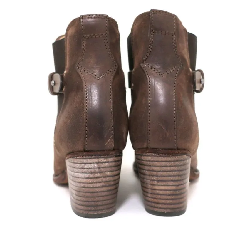 Bottes Chelsea Rag & Bone Durham en daim marron taille 38 à talon moyen