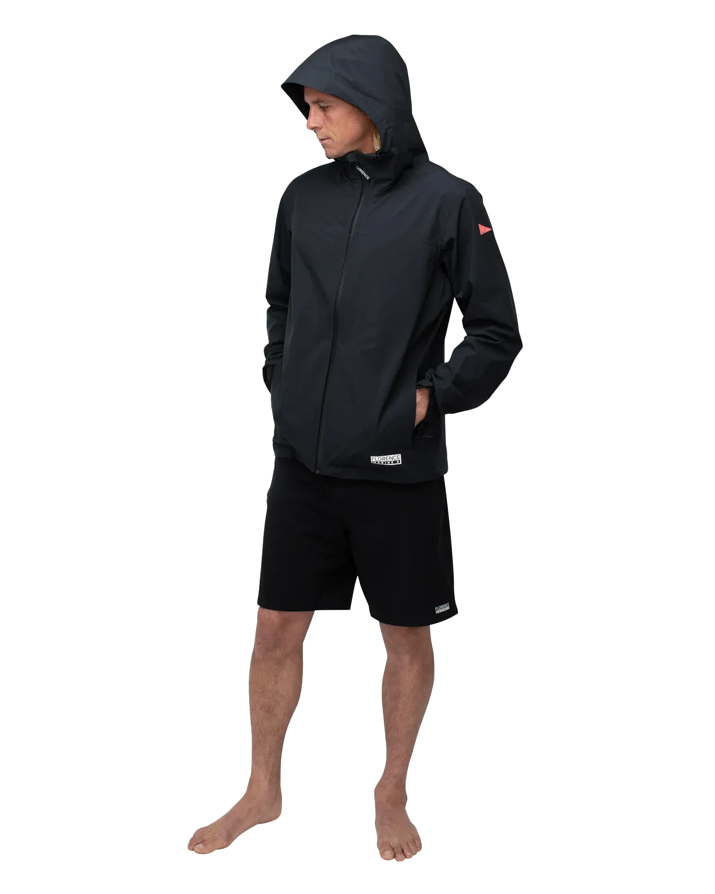 Veste Rain Pro 2.5 Couche Imperméable en Noir