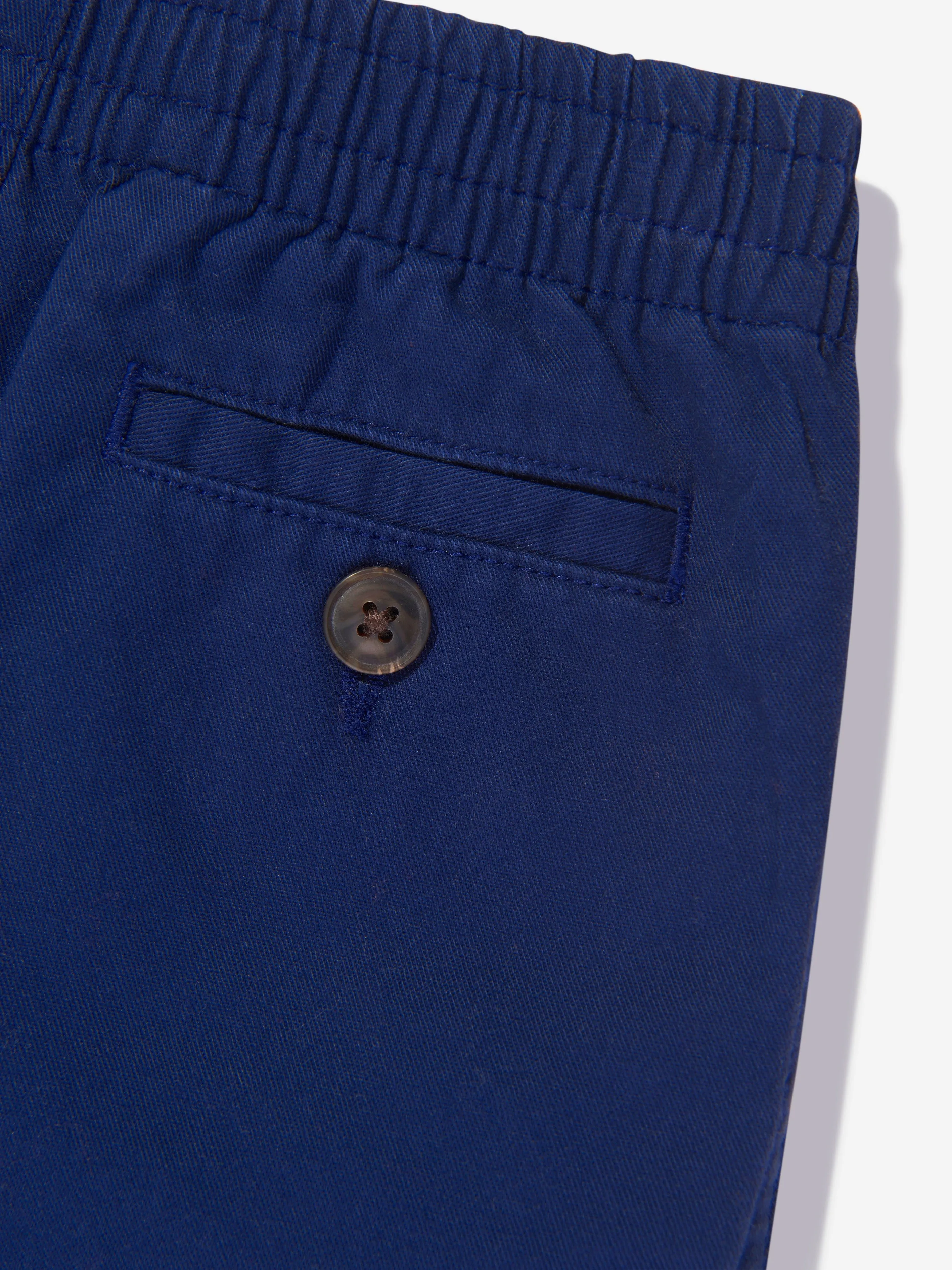 Ralph Lauren Shorts Chino pour Garçons en Bleu Marine