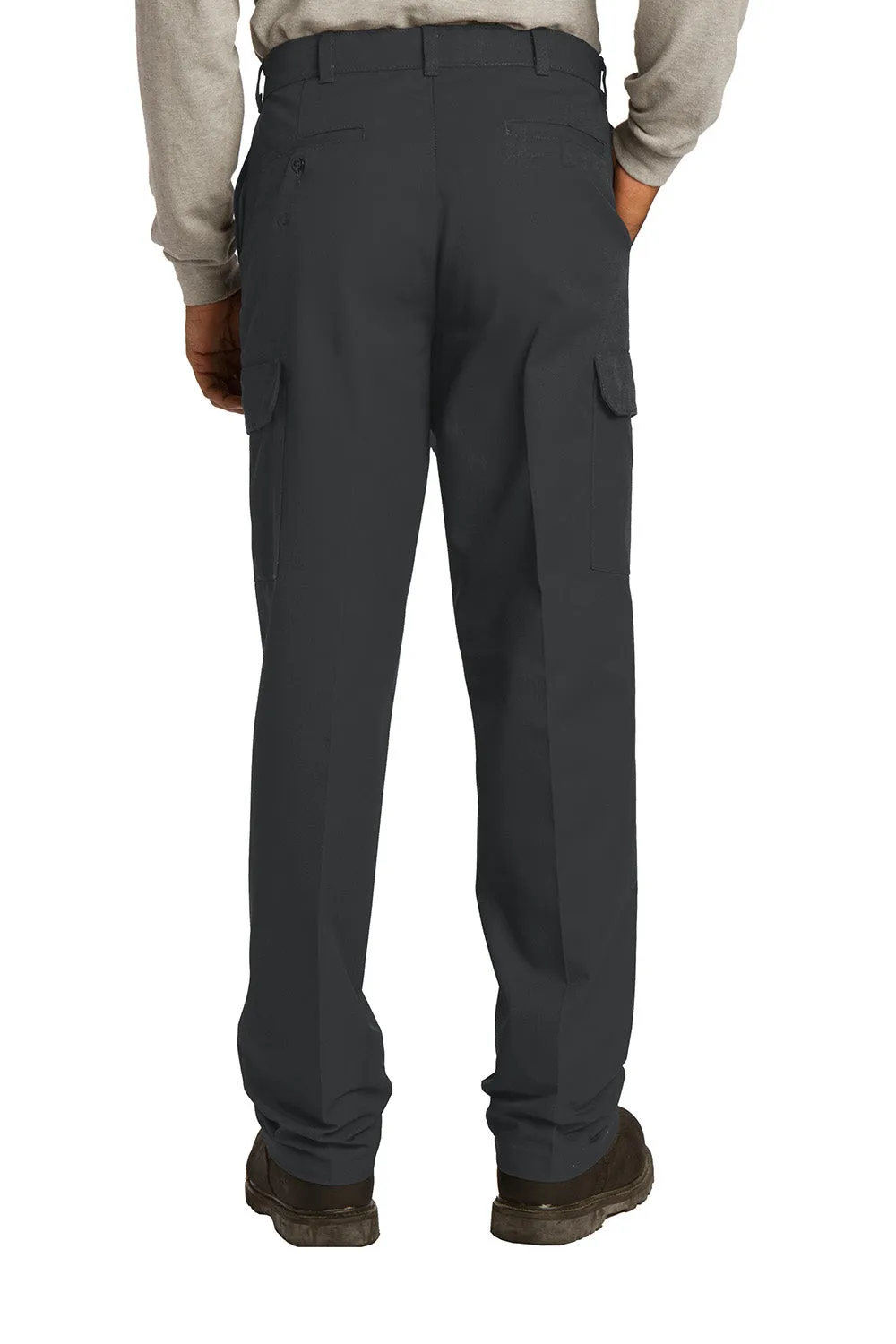 Pantalon cargo industriel résistant aux plis pour hommes Red Kap avec poches - Noir