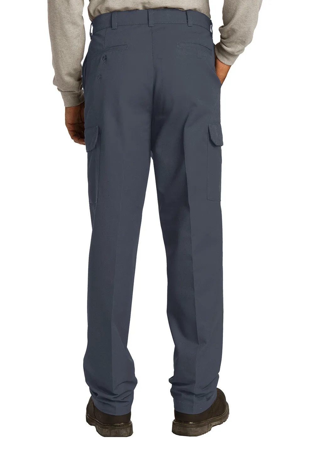 Pantalon cargo industriel pour hommes résistant aux plis avec poches Red Kap - Gris anthracite