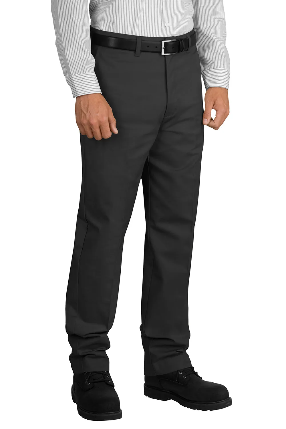 Pantalon de travail industriel anti-froissement pour hommes Red Kap avec poches - Gris anthracite