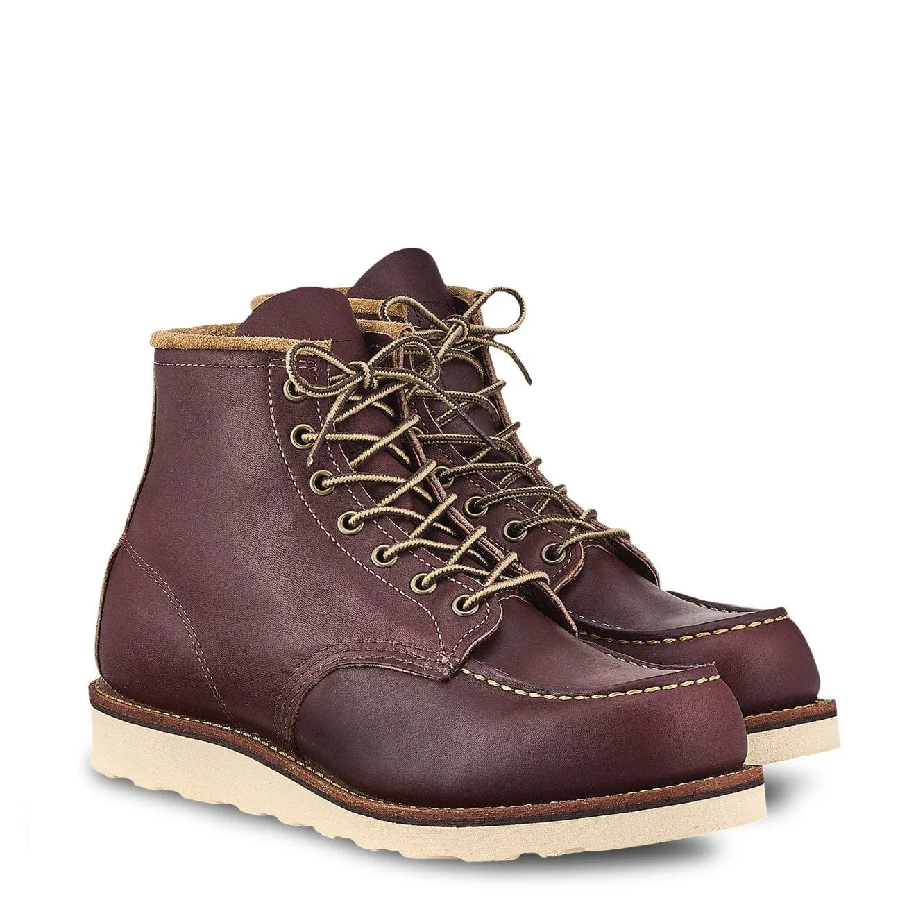 Botte Classique Moc 6 pouces Red Wing Oxblood Mesa