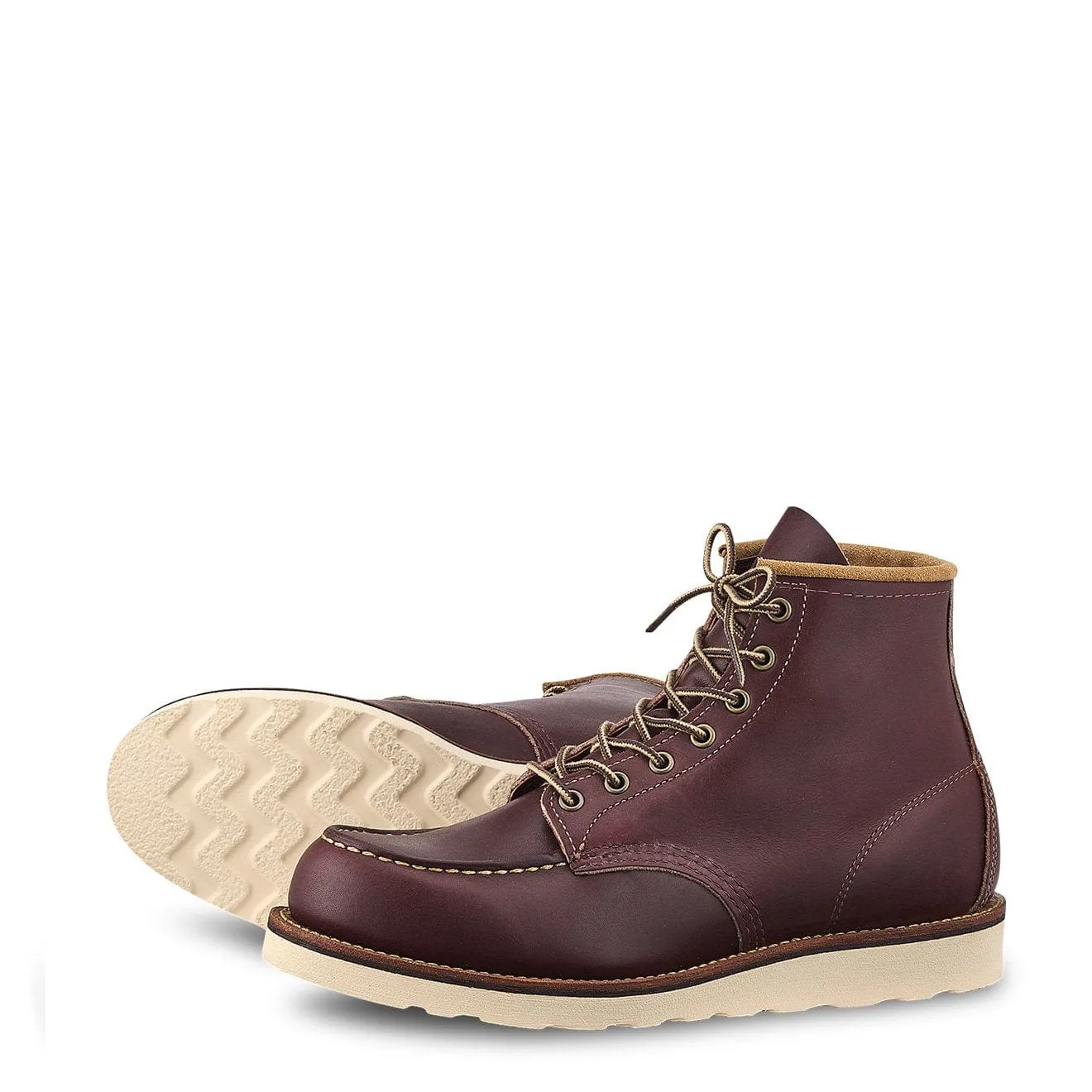 Botte Classique Moc 6 pouces Red Wing Oxblood Mesa