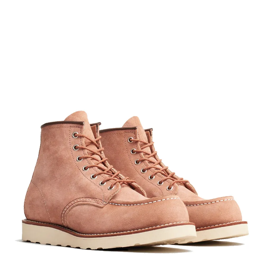 Botte Classique Moc de 6 Pouces Red Wing en Abilène Rose