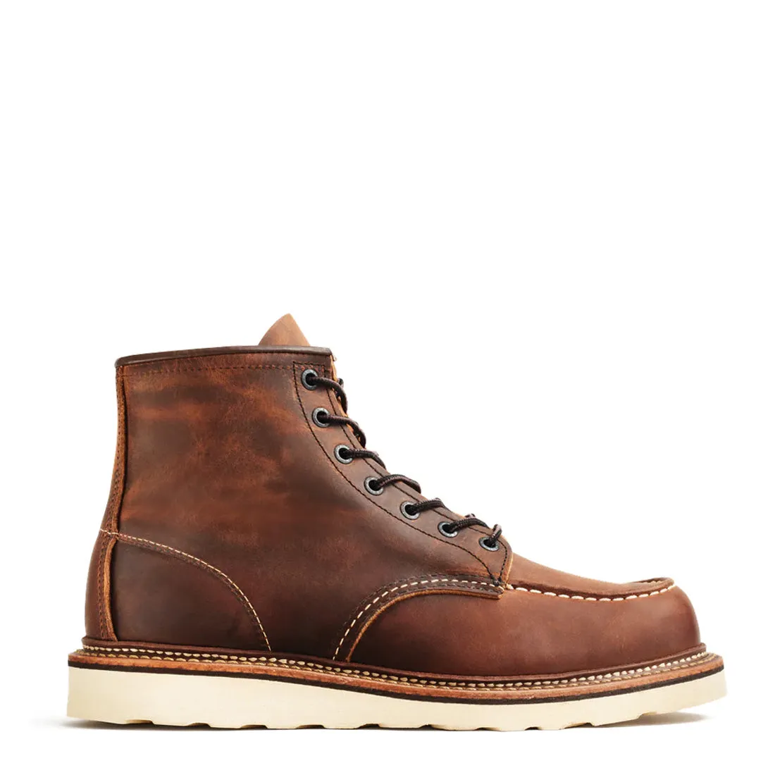 Bottes Red Wing Classic 6 Inch Moc Toe en cuivre Rough and Tough